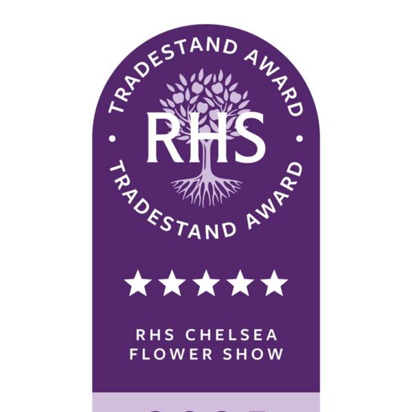 RHS Chelsea flower show 2025 5 star trade stand award